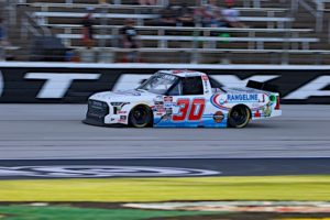 Ryan Vargas is throwing back to NASCAR West champ and fellow competitor Sean Woodside for the truck race at Darlington Raceway.