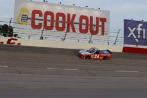 Rajah Caruth earned his first career top-10 finish in NASCAR competition in the Craftsman Truck Series at Darlington Raceway.