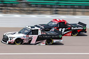 Toni Breidinger made history in more ways than one with a top-15 finish in her debut in the NASCAR Craftsman Truck Series at Kansas Speedway.