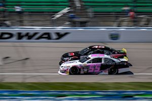 Toni Breidinger made history in more ways than one with a top-15 finish in her debut in the NASCAR Craftsman Truck Series at Kansas Speedway.