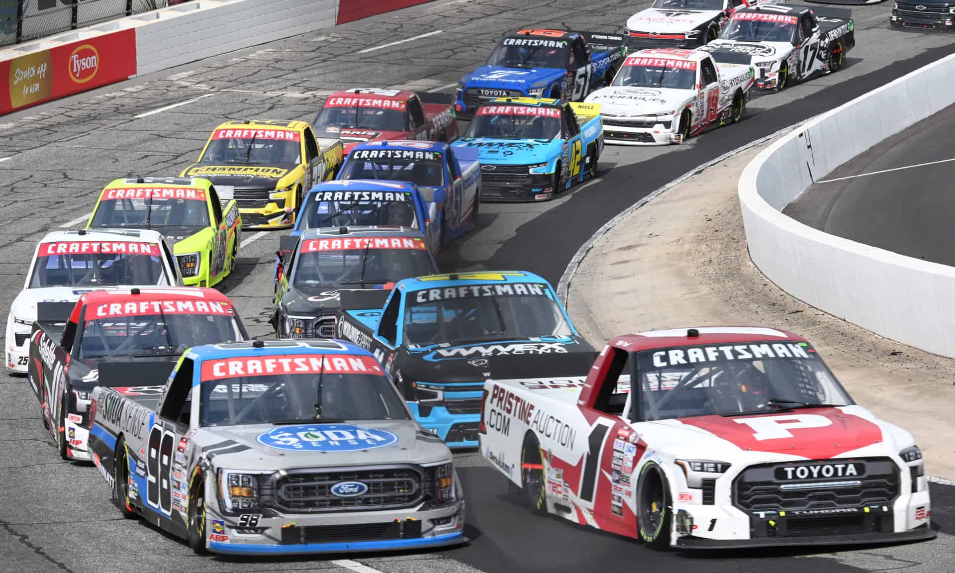 Bubba Wallace had fun in the NASCAR Craftsman Truck Series at North Wilkesboro Speedway while preparing for the All-Star Race.