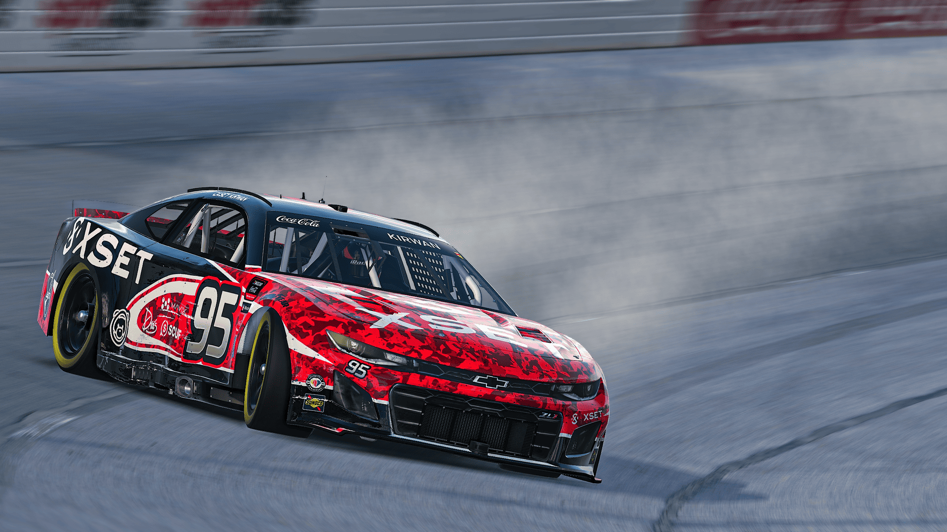Casey Kirwan continues to recreate iconic NASCAR moments as he racks up wins in the eNASCAR Coca-Cola iRacing Series.