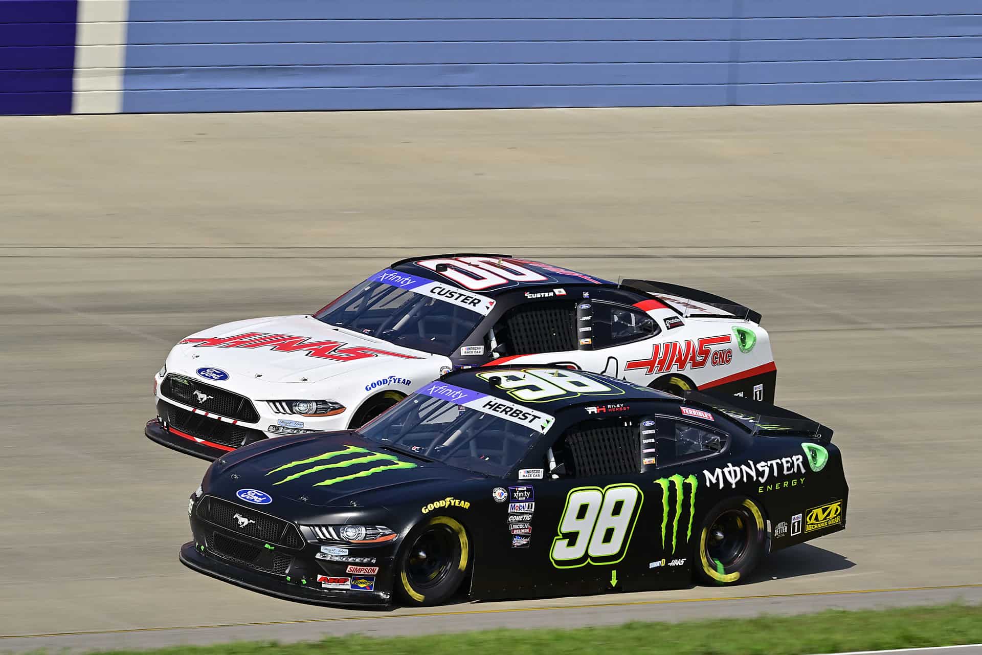 Riley Herbst had a new crew chief at Nashville Superspeedway and earned his best finish in the NASCAR Xfinity Series since 2020.