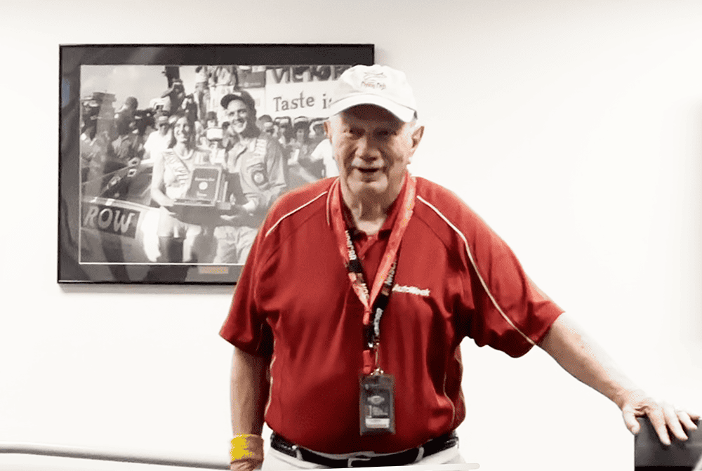 Al Pearce at Daytona International Speedway. Photo by Jerry Jordan/Kickin' the Tires