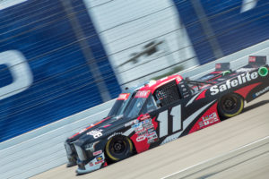 Jesse love scored a top-10 finish in his nascar craftsman truck series at gateway debut while substituting for corey heim.