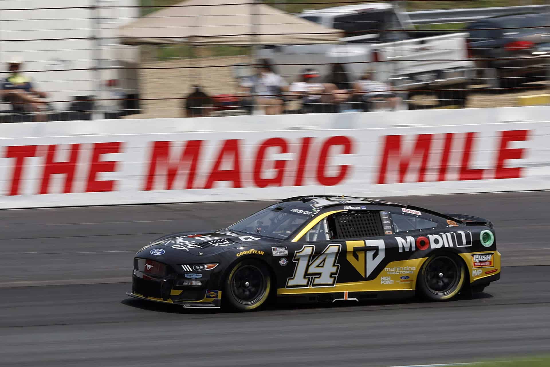 Stewart-Haas Racing's Chase Briscoe earned a top-10 finish in the NASCAR Cup Series Crayon 301 at 'his worst racetrack.'