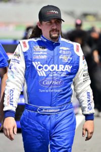 Josh Williams finally paid for his 'parking ticket' with a ninth-place finish in the NASCAR Xfinity Series Alsco Uniforms 250 at Atlanta Motor Speedway.