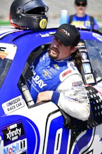 Josh Williams finally paid for his 'parking ticket' with a ninth-place finish in the NASCAR Xfinity Series Alsco Uniforms 250 at Atlanta Motor Speedway.