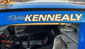 Kyle keller racing development driver robbie kennealy recently made his debut in the arca menards series west at irwindale speedway.