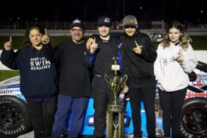 Kyle keller racing development driver robbie kennealy recently made his debut in the arca menards series west at irwindale speedway.