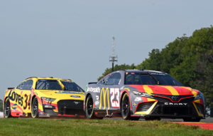 NASCAR driver Bubba Wallace turned to six-time IndyCar champion Scott Dixon for a pre-race pep talk ahead of the Cup Series race at Watkins Glen.