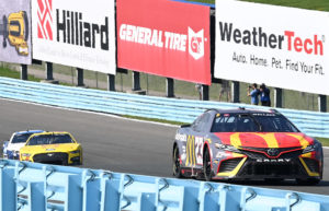 Nascar driver bubba wallace turned to six-time indycar champion scott dixon for a pre-race pep talk ahead of the cup series race at watkins glen.