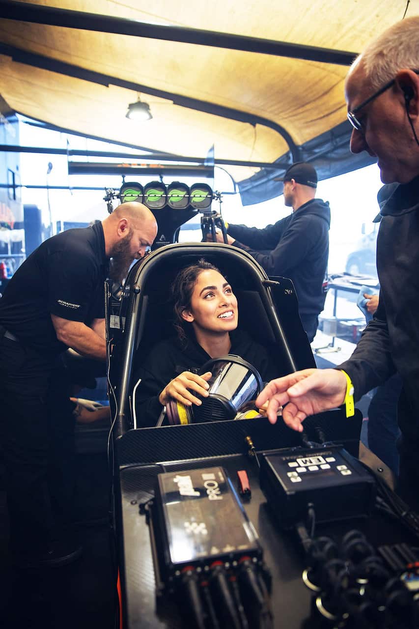 Jasmine salinas moving to nhra top fuel in 2024. Courtesy photo