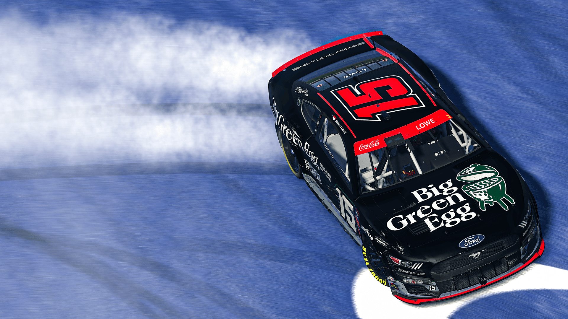 Garrett Lowe embraced his inner intimidator and clinched an eNASCAR Championship 4 berth with a win at Michigan International Speedway.