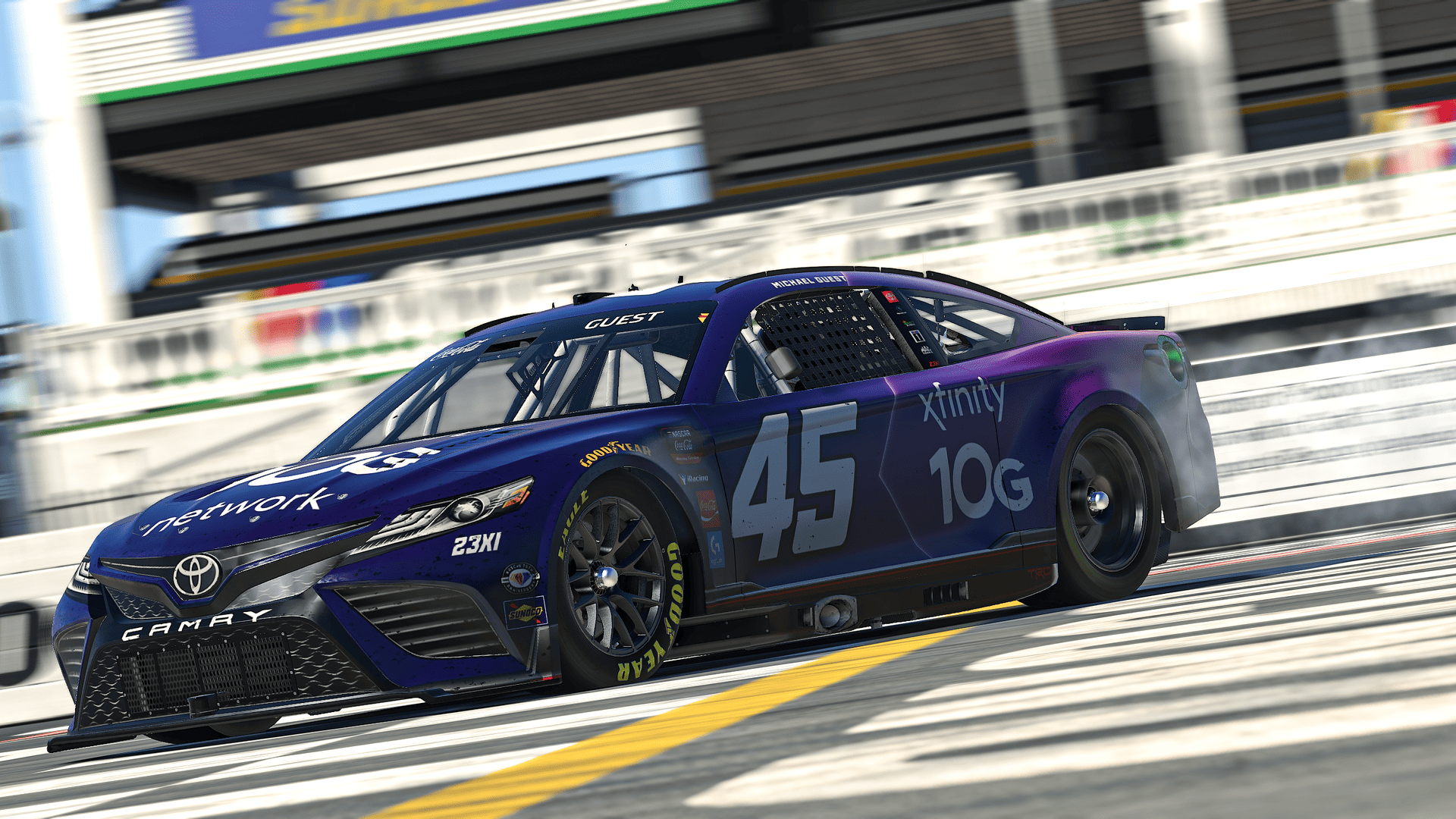Michael Guest earned his first career eNASCAR Coca-Cola iRacing Series victory and punched his ticket to NASCAR's esports playoffs.