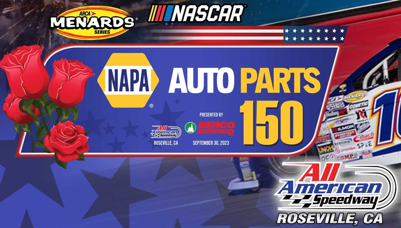 The ARCA Menards Series West returns to All American Speedway.