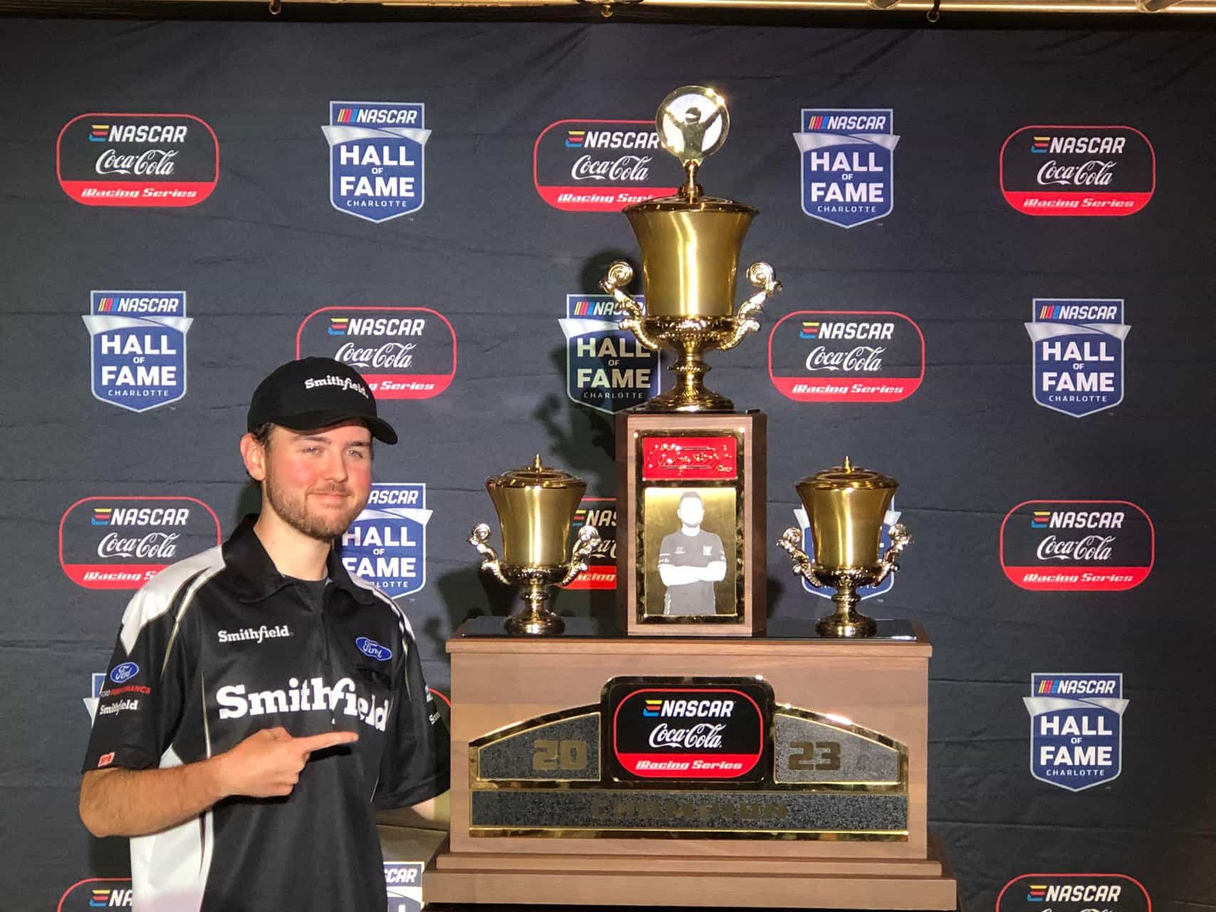 Steven Wilson captured the eNASCAR Coca-Cola iRacing Series championship at the NASCAR Hall of Fame.