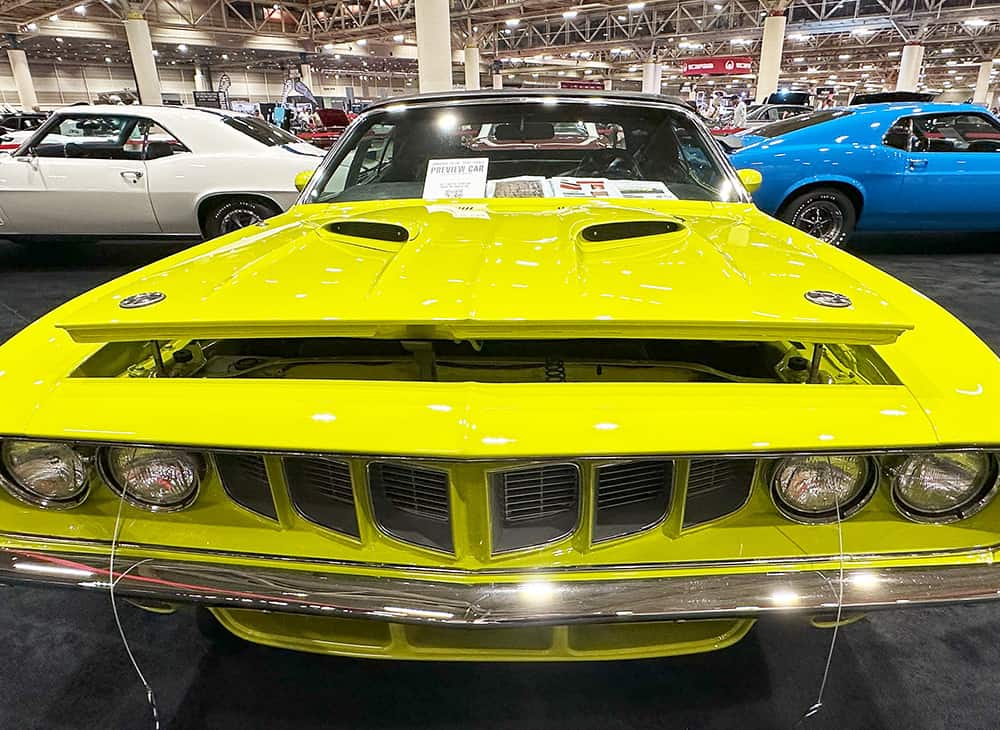 Many of the production cars on the block at the Barrett-Jackson auction in New Orleans show characteristics that played an important role in the development of racecars and vice versa. Photo by Jerry Jordan/Kickin' the Tires