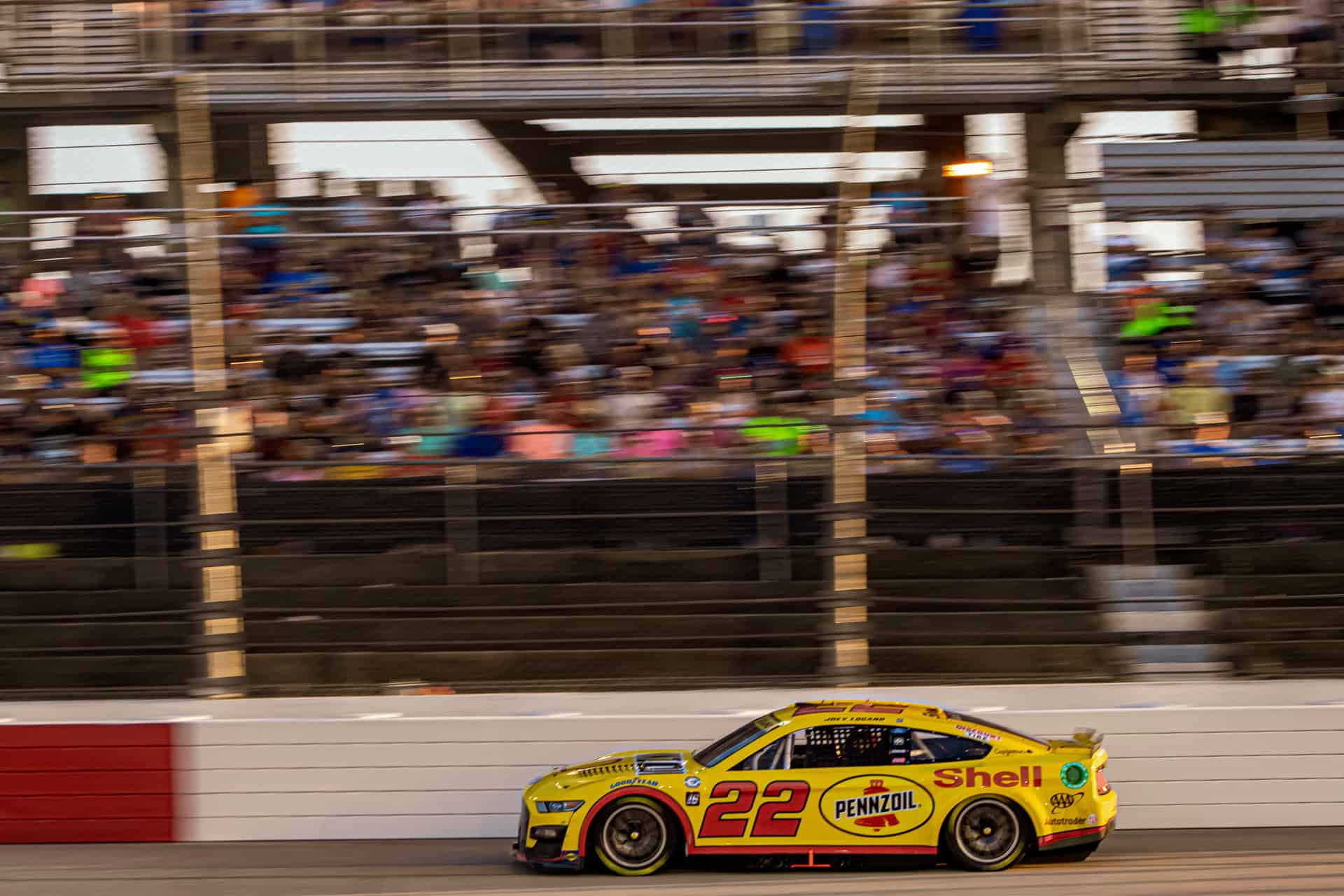 Defending NASCAR Cup Series champion Joey Logano started his quest for a third title rebounding from struggles at Darlington Raceway.