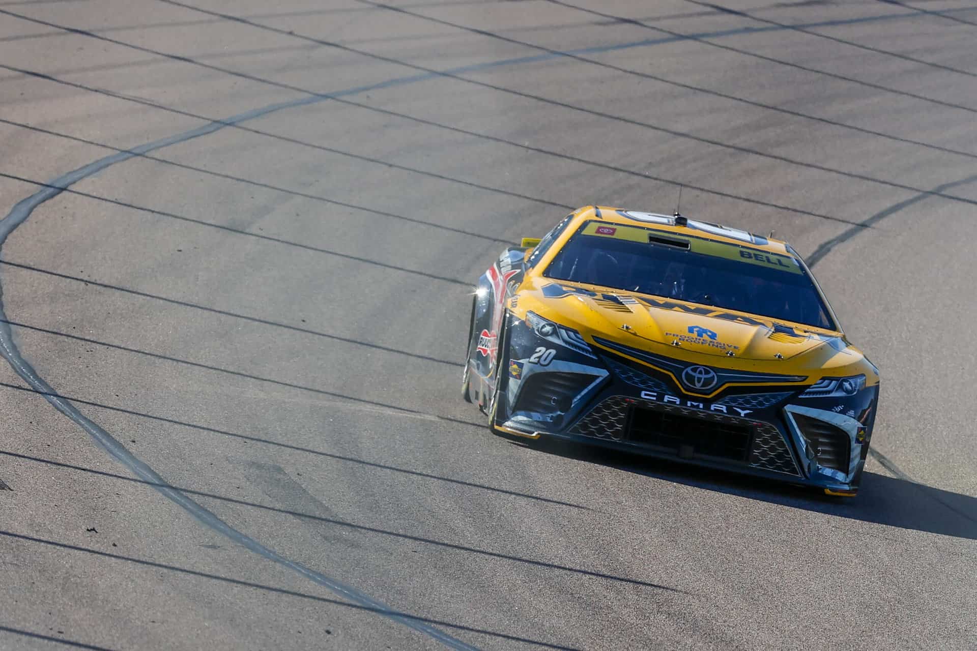 Christopher Bell crashed early in Sunday's NASCAR Championship Race at Phoenix Raceway after a brake failure relegated him to a last place finish.