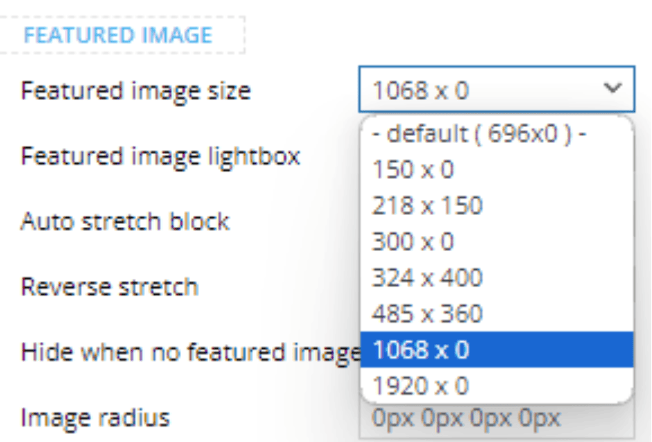 Featured Image Broken