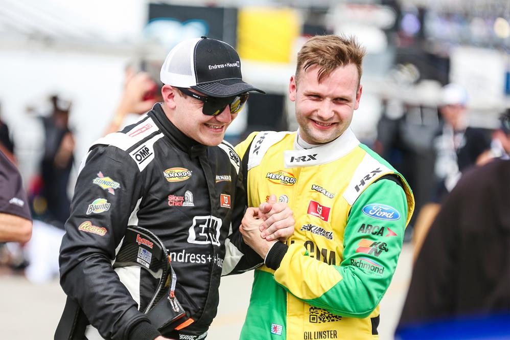 Gil linster showcased the talent potential of the euronascar series in the arca menards series season opener at daytona international speedway.