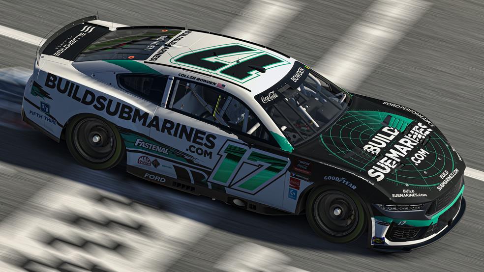 Collin bowden will have a sense of pride competing at his home track of richmond raceway with his hometown sponsor and employer on his rfk racing car, buildsubmarines. Com.