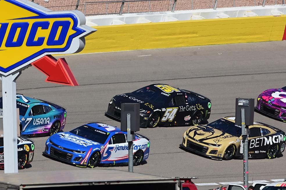 Ty gibbs overcame a multitude of issues to score a top-five finish at las vegas motor speedway.