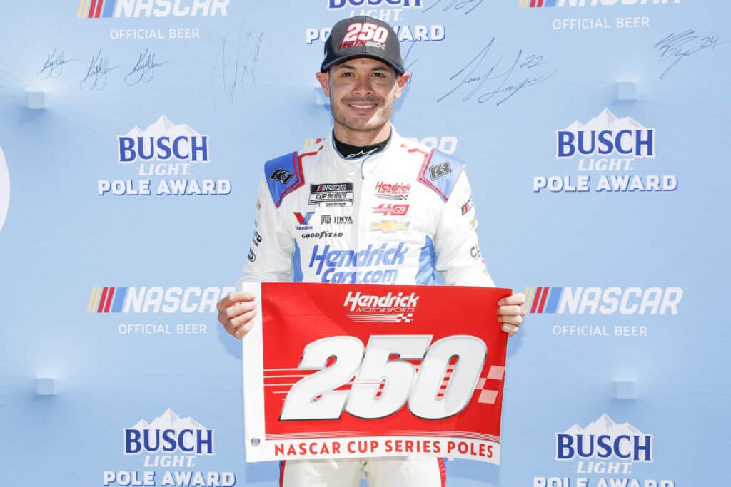 Kyle Larson Sets Hendrick Motorsports Milestone with Texas Pole