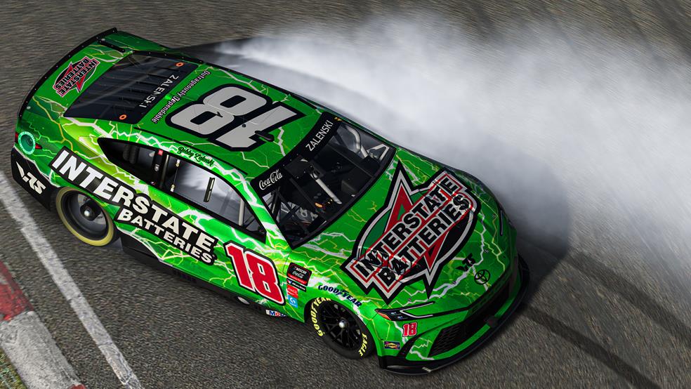 Bobby zalenski earned his 15th career enascar coca-cola iracing series victory at the virtual brands hatch grand prix circuit.