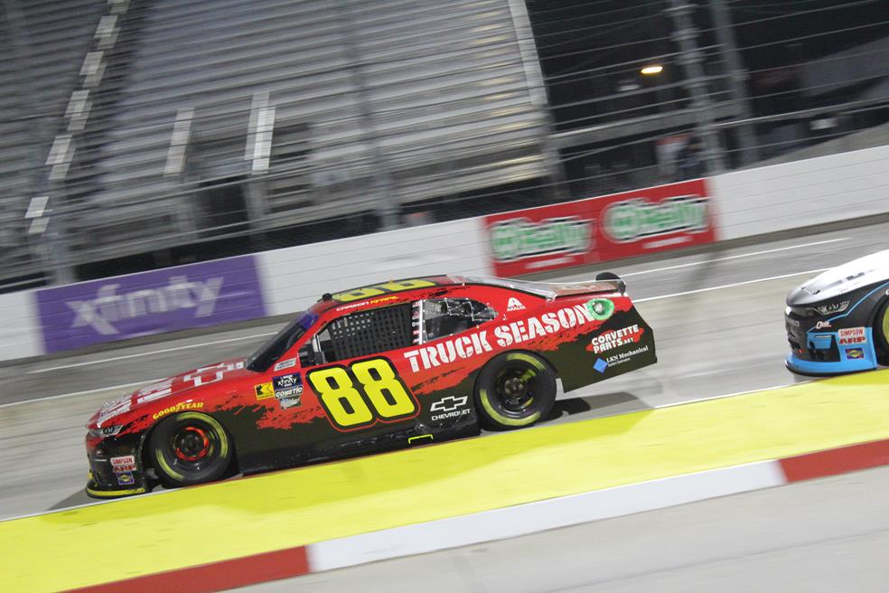 Carson kvapil impressed with a top-five finish in his nascar xfinity series debut at martinsville speedway for jr motorsports.