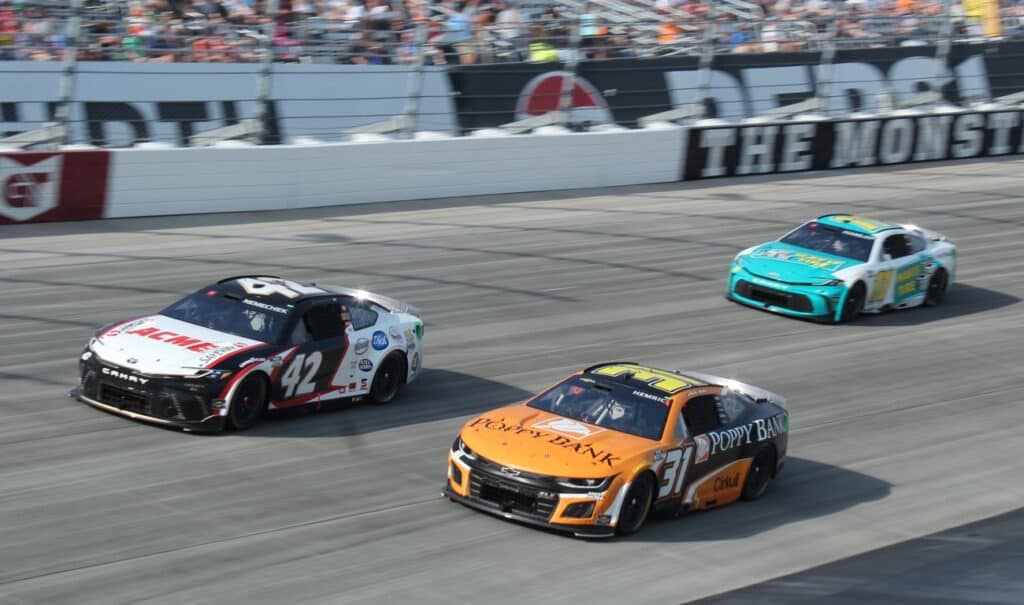A timely caution helped Daniel Hemric score his second top-10 finish of the NASCAR Cup Series season at Dover Motor Speedway.