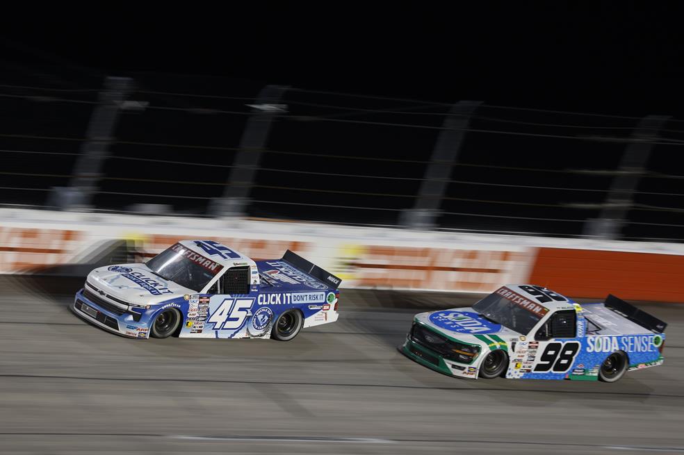 Choosing the outside on the final restart ultimately cost Ty Majeski the victory in the NASCAR Craftsman Truck Series at Darlington Raceway.