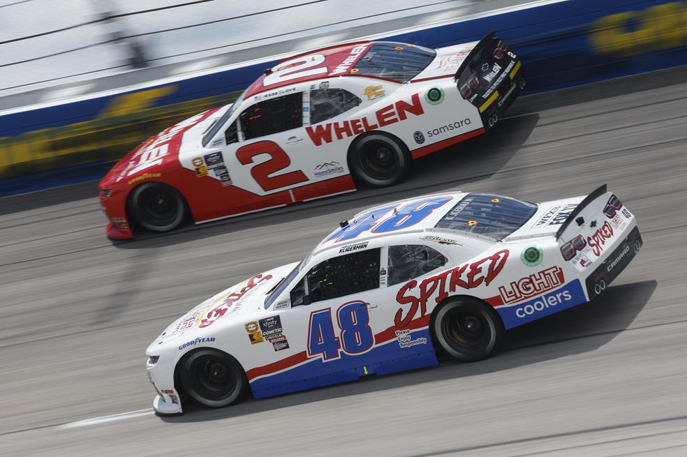 Parker Kligerman scored a top-10 finish in his 100th career start in the NASCAR Xfinity Series.