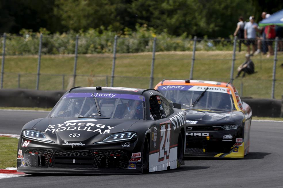 Ed jones scored a top-five finish despite still learning just how aggressive to be in the nascar xfinity series.