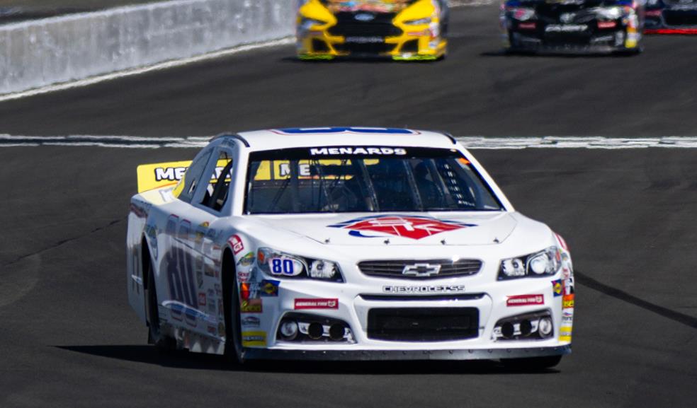 Sam mayer earned sigma performance services their first arca menards series west win at sonoma raceway.