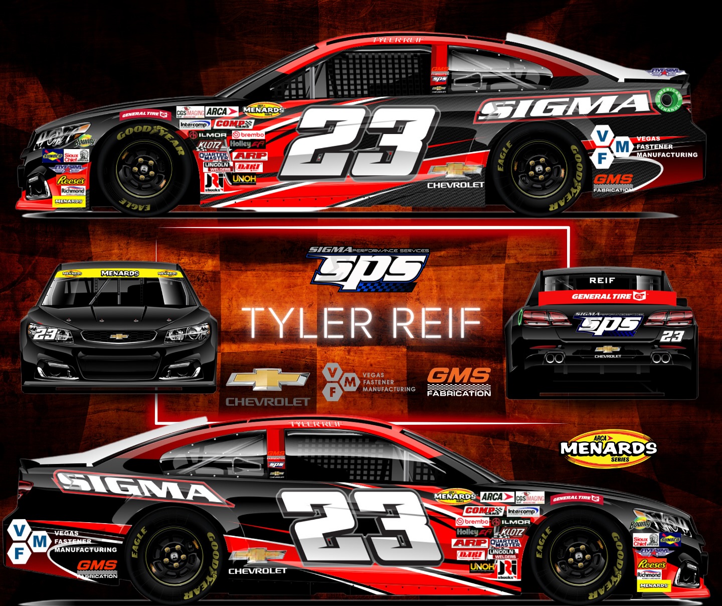 Tyler reif ready for arca west.