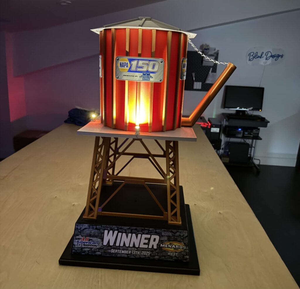 Arca Menards West Series: 2025 Roseville Race Preview 2 2025 race trophy