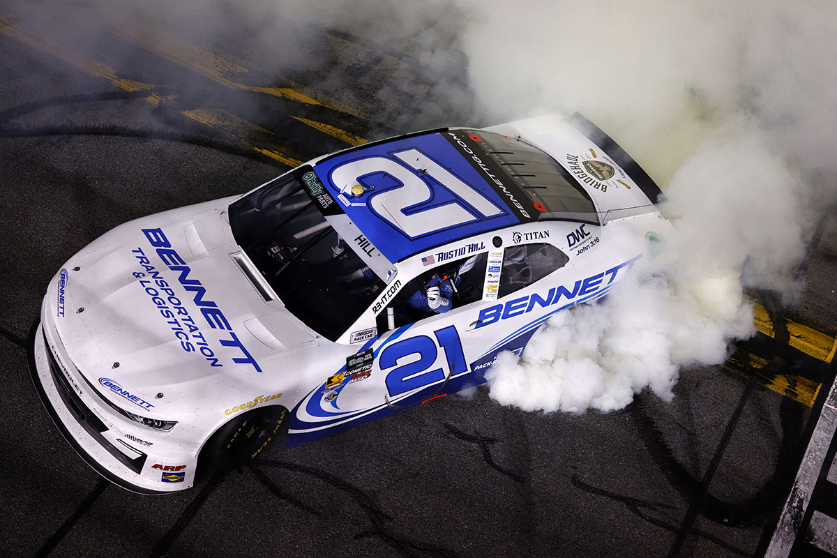 Austin Hill bags his fourth Daytona win in the NASCAR O'Reilly Auto Parts Series