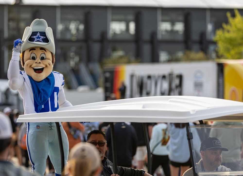 For the first time in history, IndyCar held a street course race in the shadow of Dallas Cowboys Stadium. Photo by Eric Hattey/Kickin' the Tires