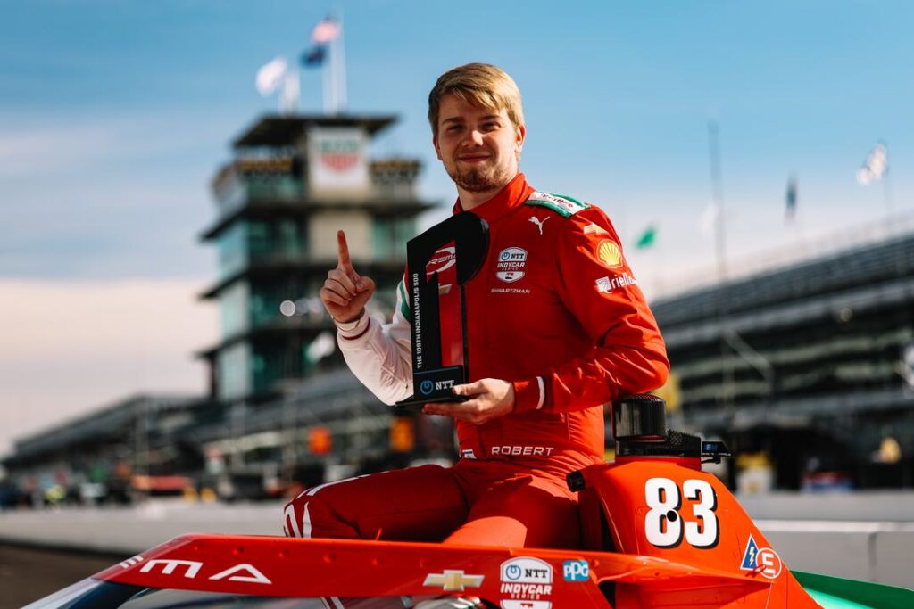 Robert shwartzman indianapolis 500 front row photo shoot by joe skibinski ref image without watermark m131210