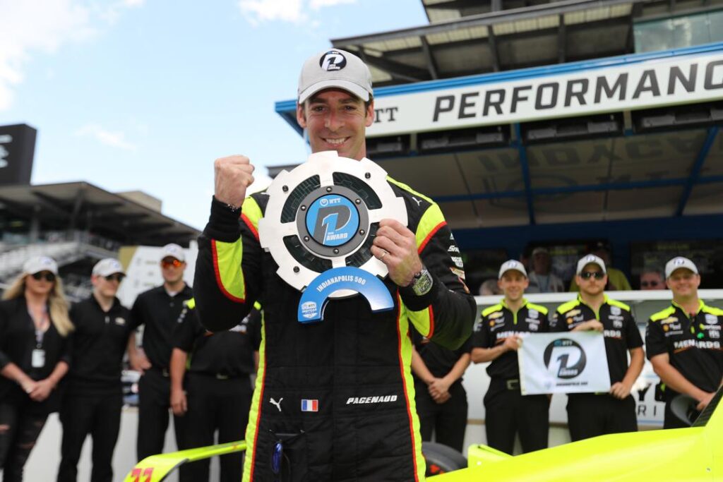 Simon pagenaud ntt pole award winner ref image without watermark m13329