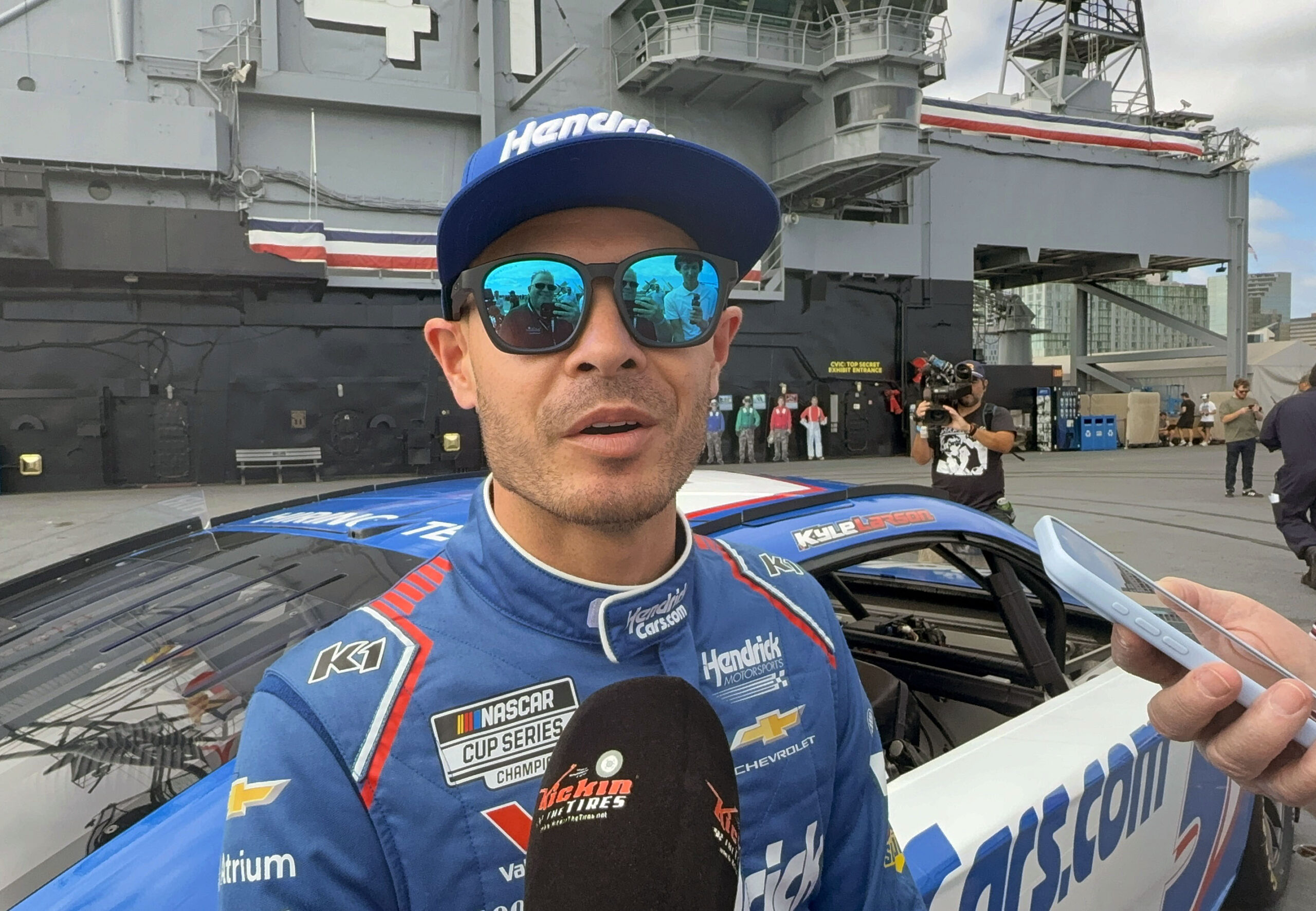 Kyle Larson Named Face of iRacing 2026: ‘Hope There’s No Curse’ 2 Larson Midway Interview scaled