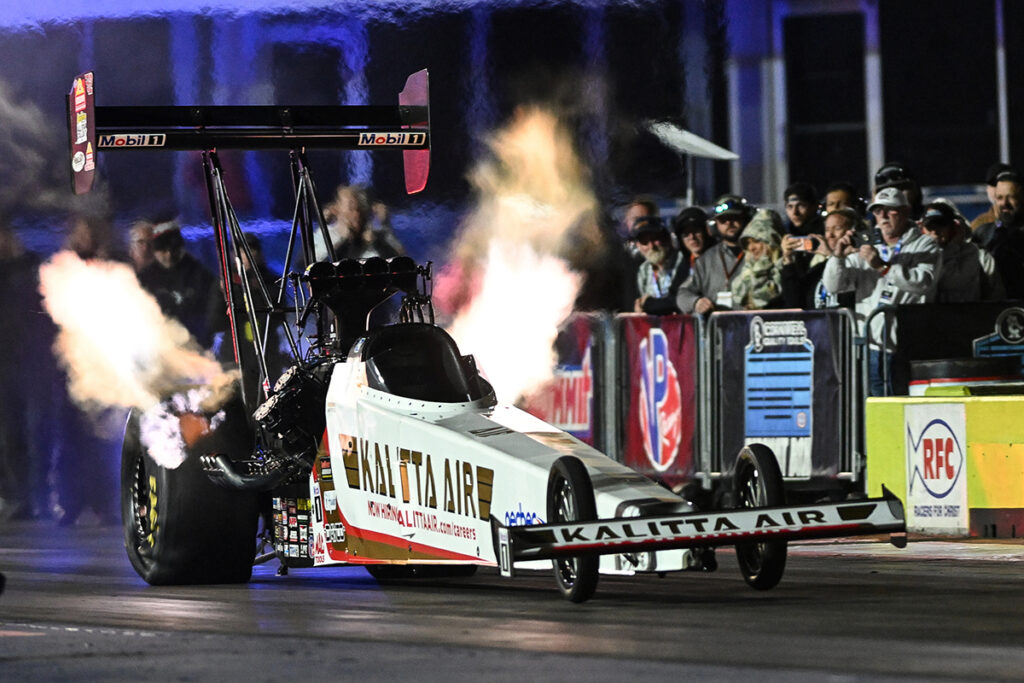 Shawn Langdon fast at NHRA Texas.